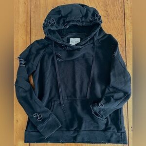 Lily & Lottie distressed hoodie